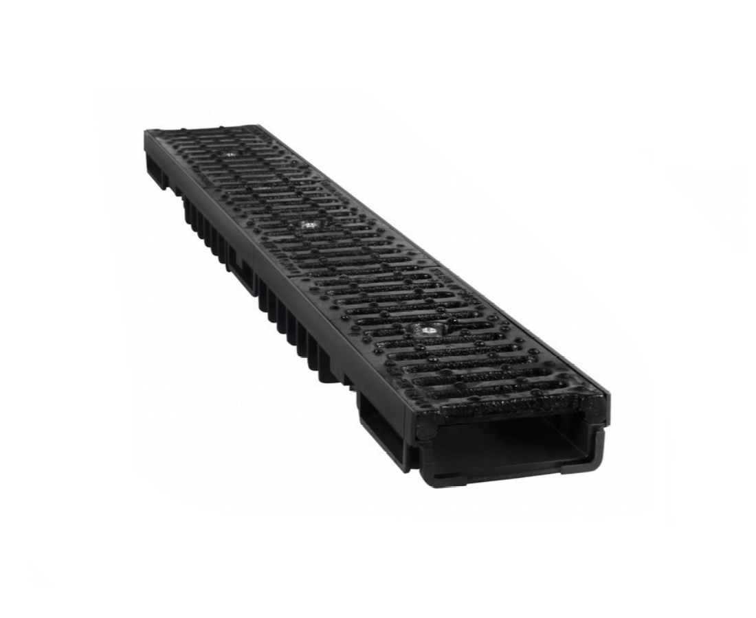 LINEÁRNE ODVODNENIE Plast/liatinový žľab h55